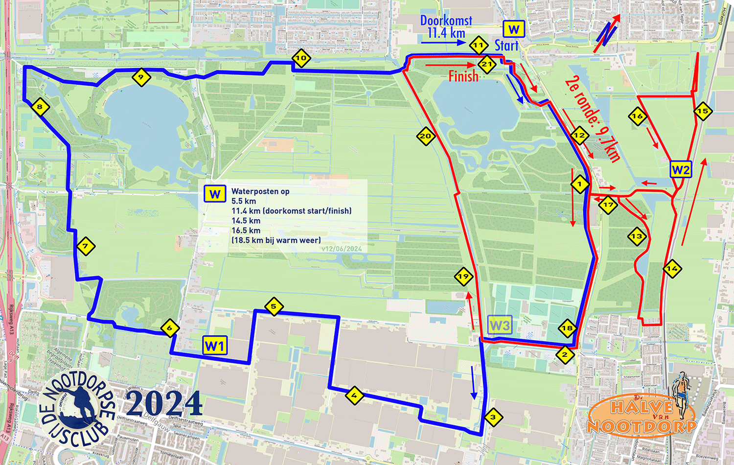 route halve 2018