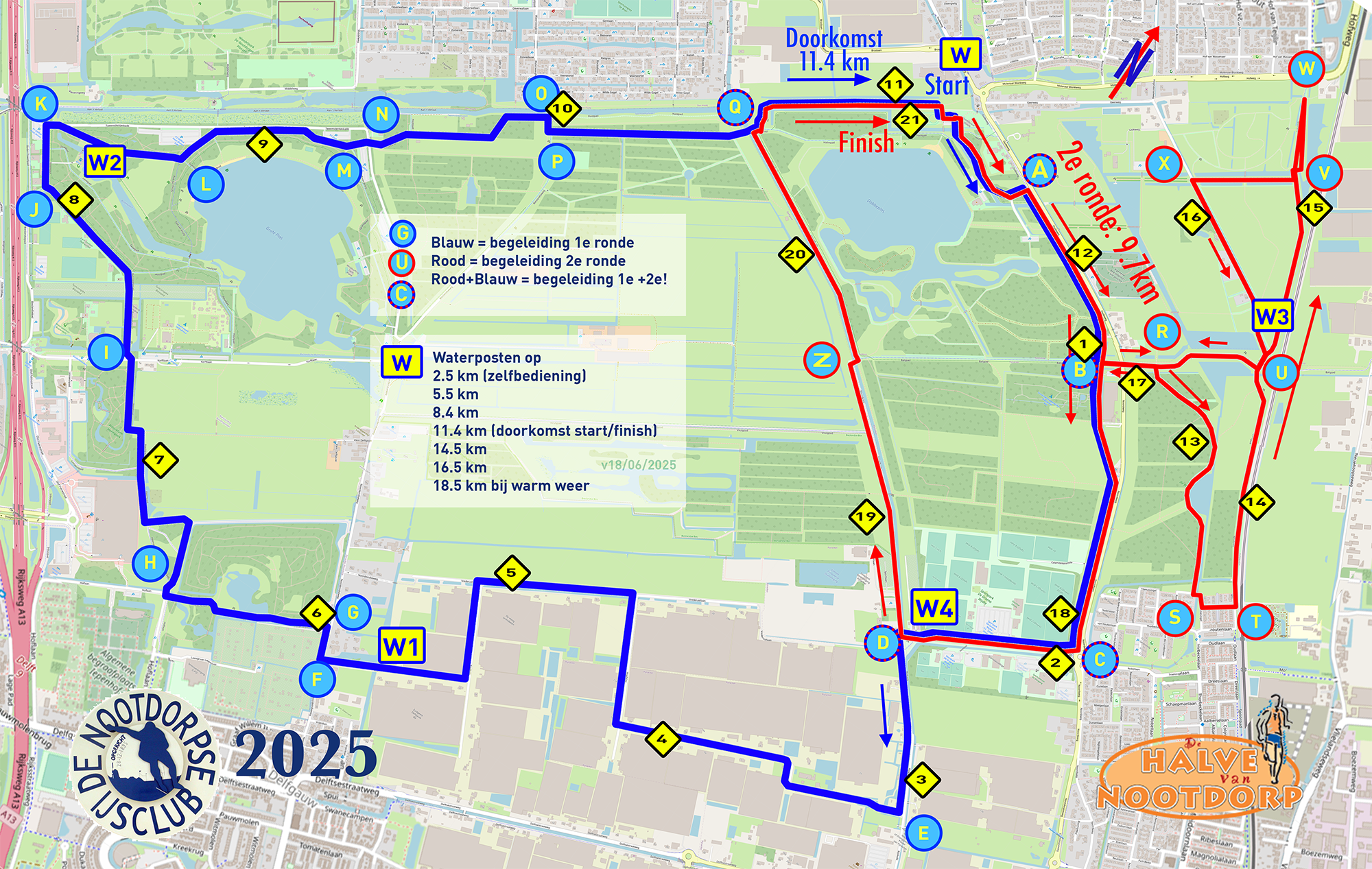 route halve 2018