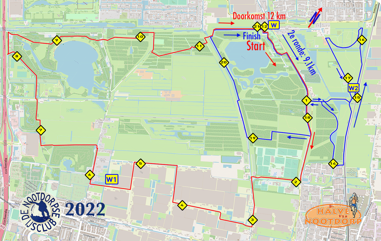 route halve 2018